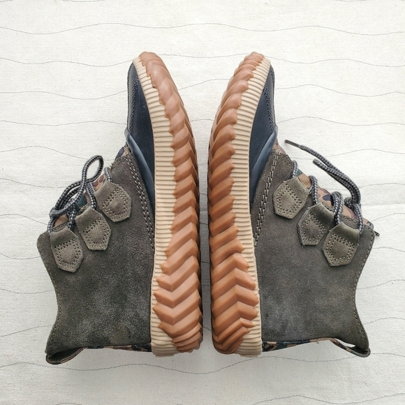 Sorel Womens Out N About Plus NL3391 Boot Alpine Tundra Olive Suede/Camo Sz 5.5 - Picture 7 of 10